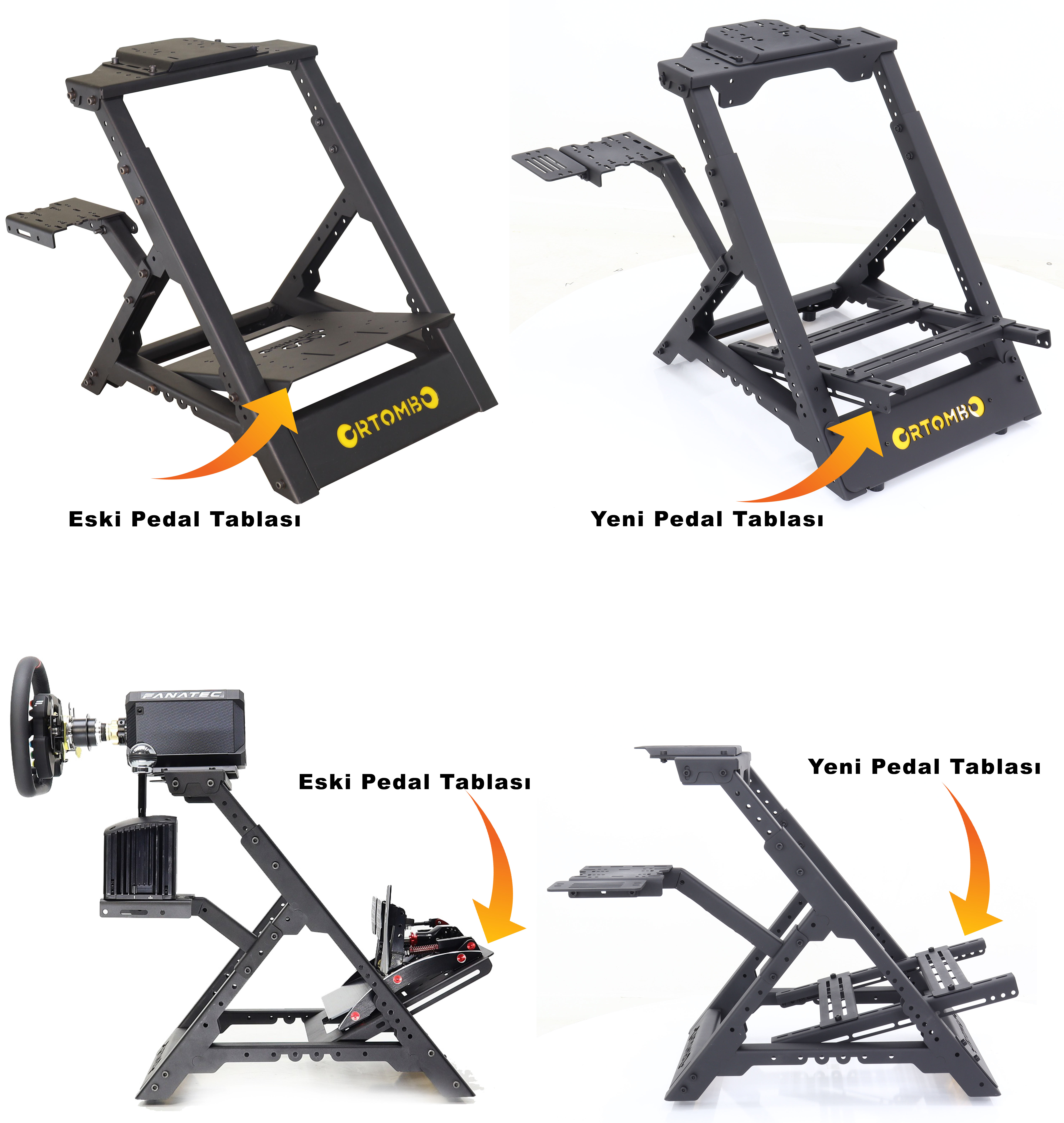 Orthombo DD1 Steering Wheel Stand, Direct Drive Compatible