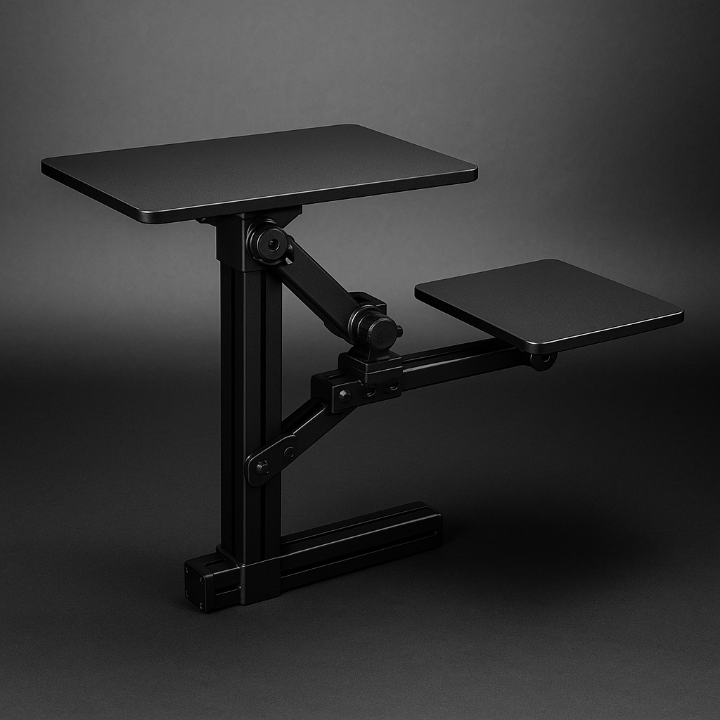 ELITE KEYBOARD AND MOUSE TRAY Black Edition