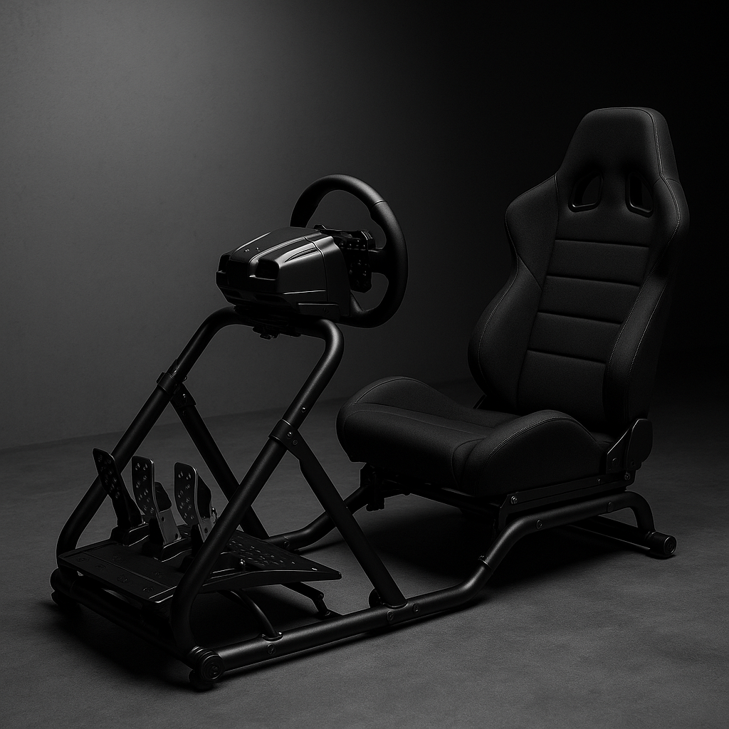 F-GT Pro Formula and GT Racing Simulator Cockpit Black Edition