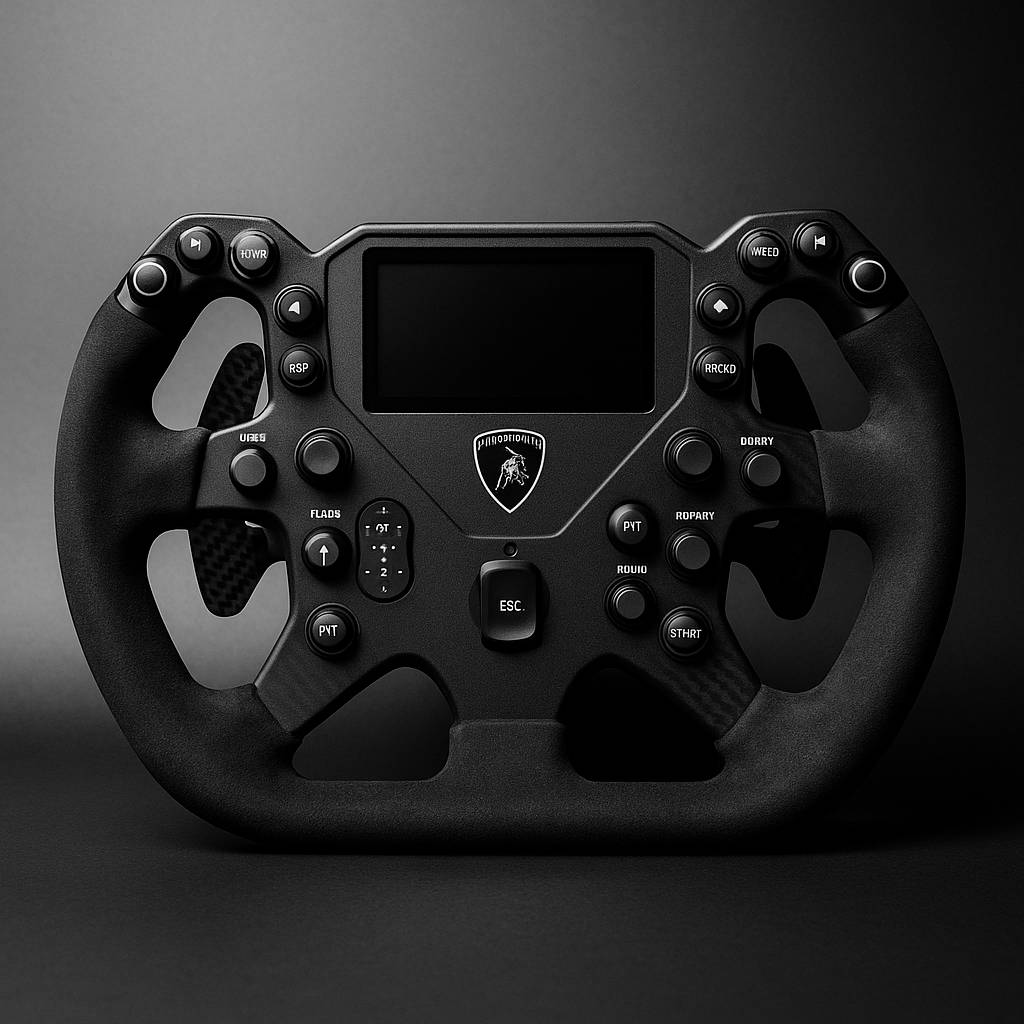 Automobili Lamborghini Squadra Corse Essenza SCV12 Sim-Racing Steering Wheel
