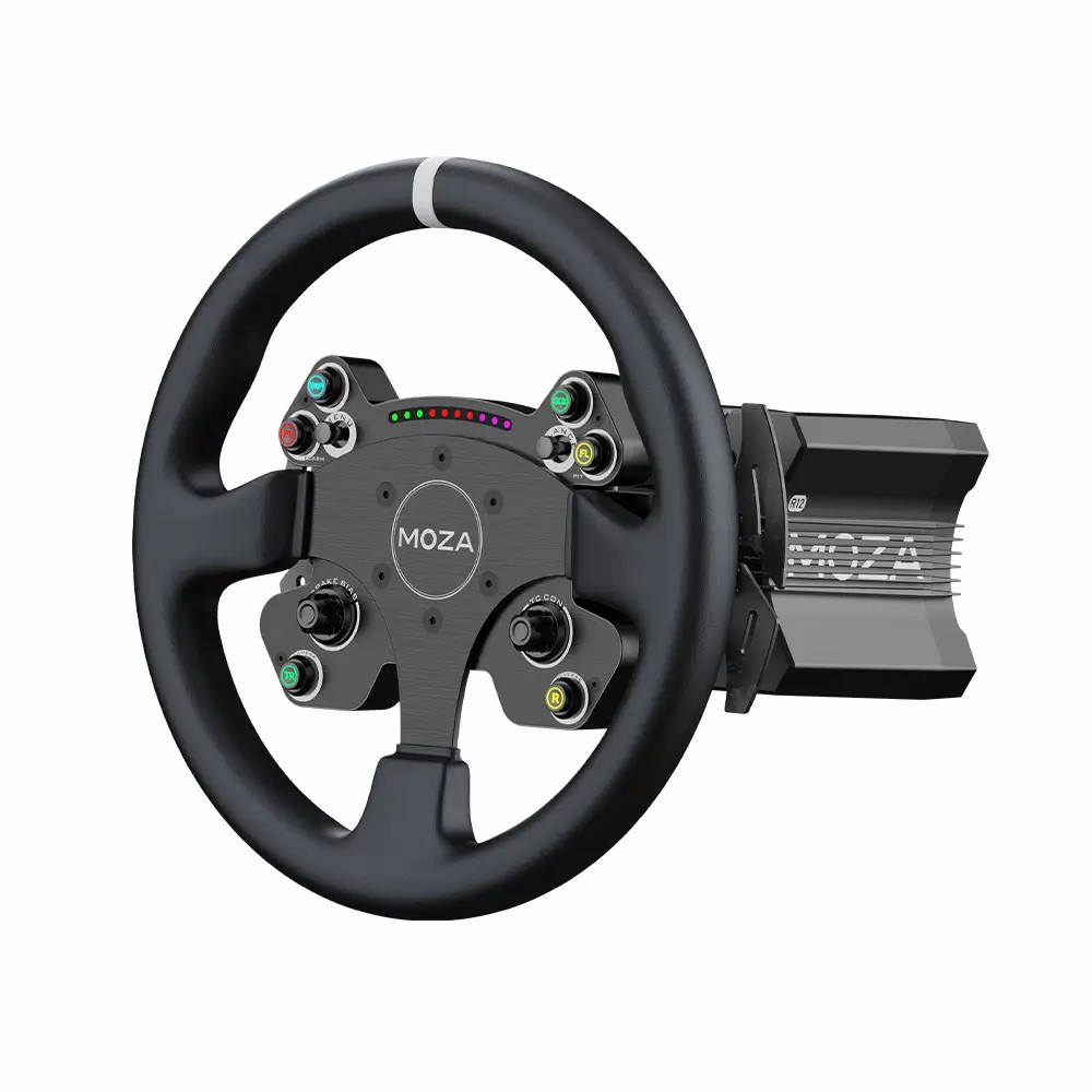 MOZA DD R12 Direct Drive Steering Wheel Set – 12 Nm Torque Motor