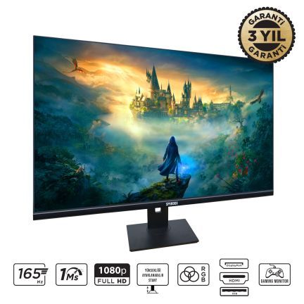 Spardox Gaming SG-32240RP 32" 1ms 240Hz VA Full HD 2x DP Pivot Gaming Monitor