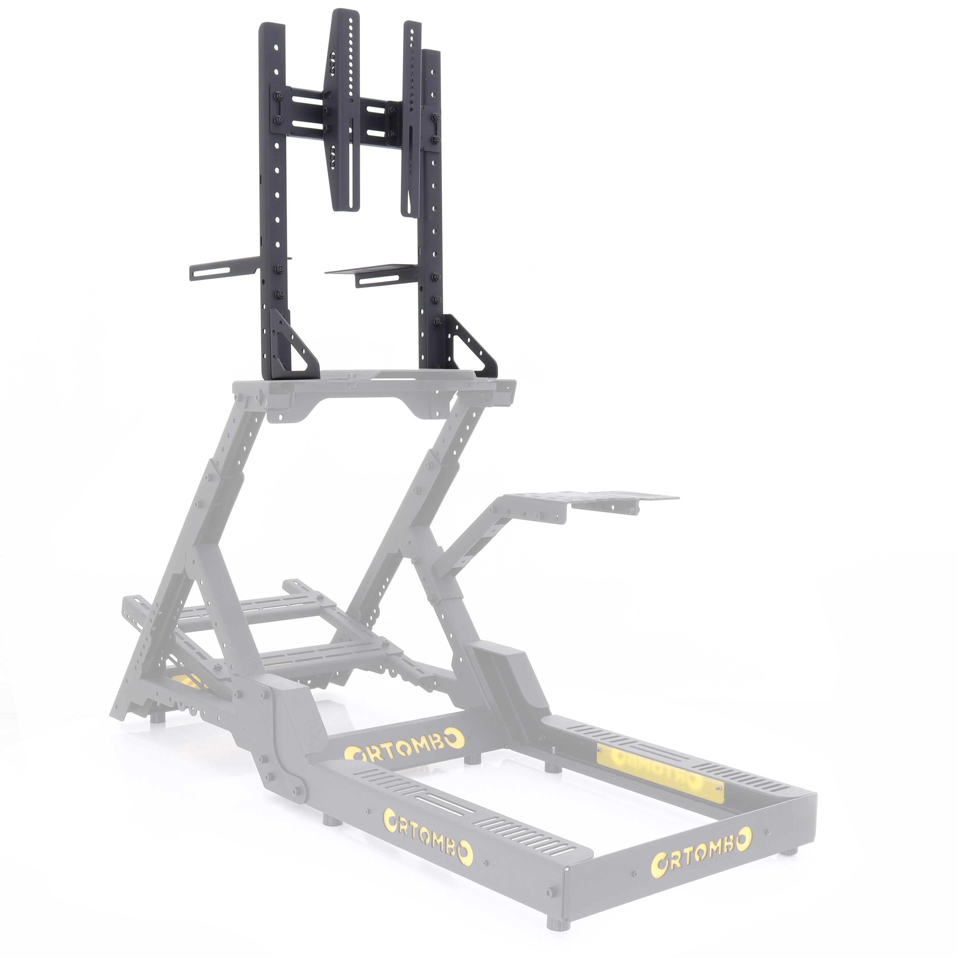 Orthombo Single Monitor Mount V2 – VESA Compatible / Compatible with DD Series, GTR Series, O4 Series, and Podium Series