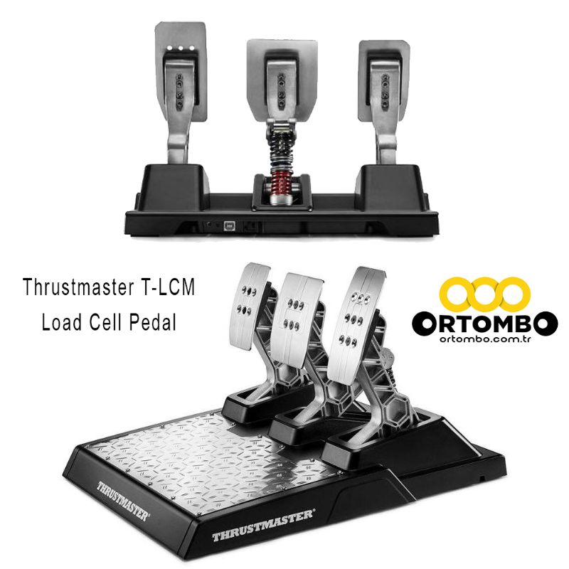 Thrustmaster T-LCM Load Cell & Hall Effect Pedal Set – Compatible with PC, PS4, Xbox