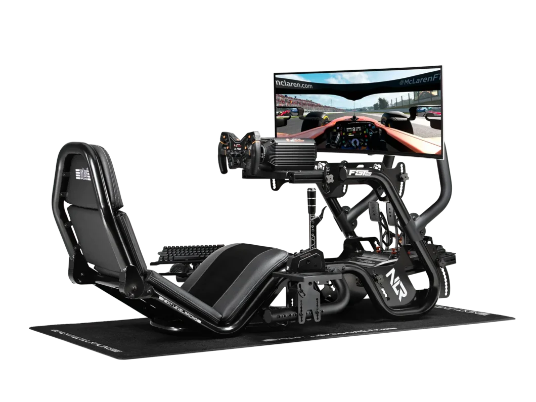 F-GT Pro Formula and GT Racing Simulator Cockpit Black Edition