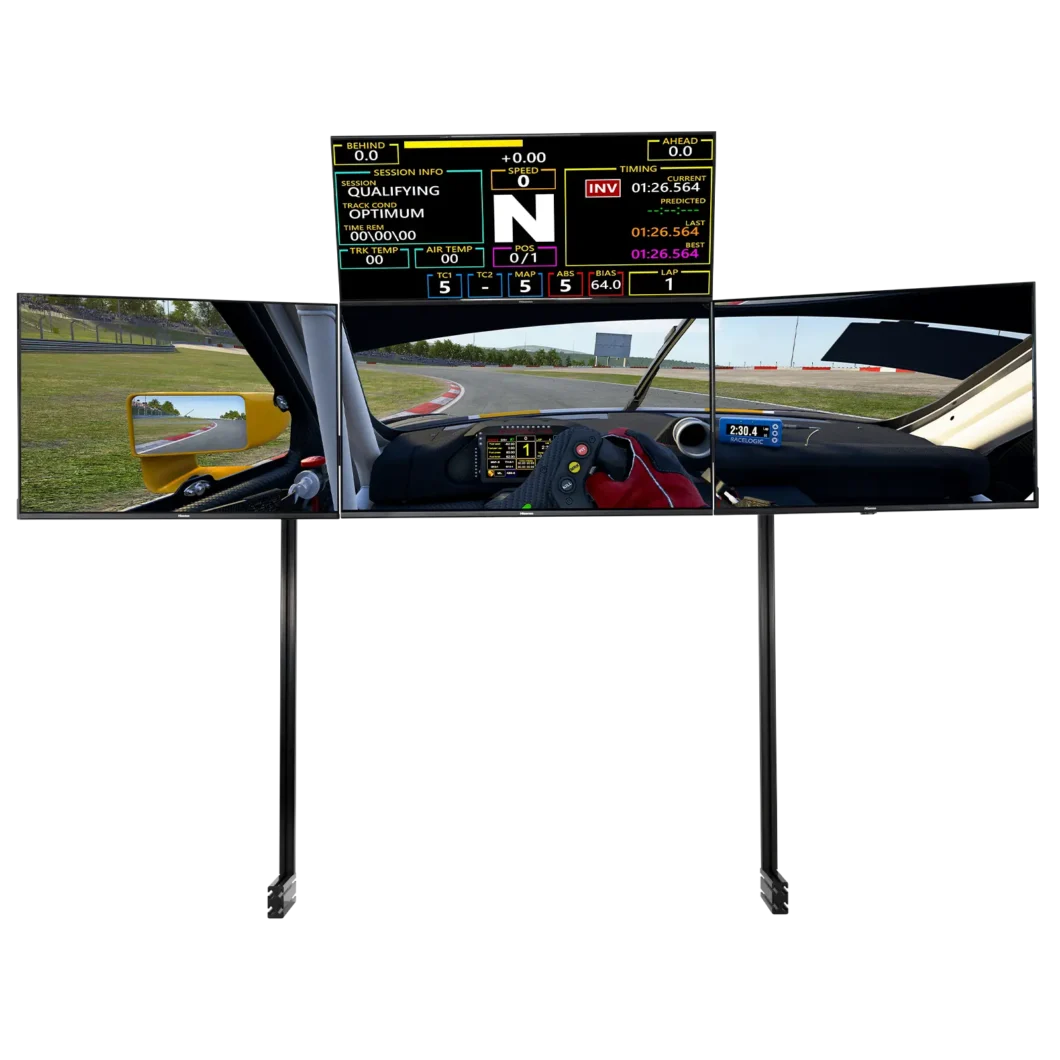 ELITE QUAD MONITOR STAND BLACK EDITION