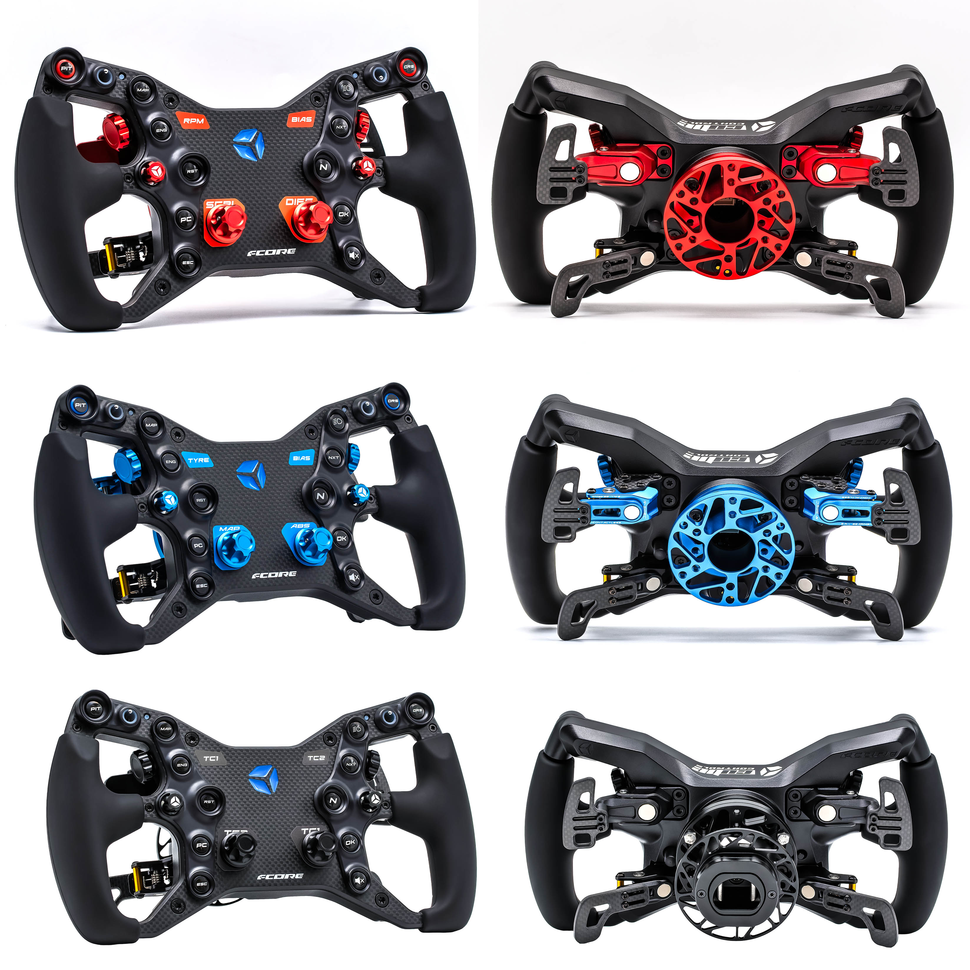 Cube Controls F-Core EVO GT Red Steering Wheel