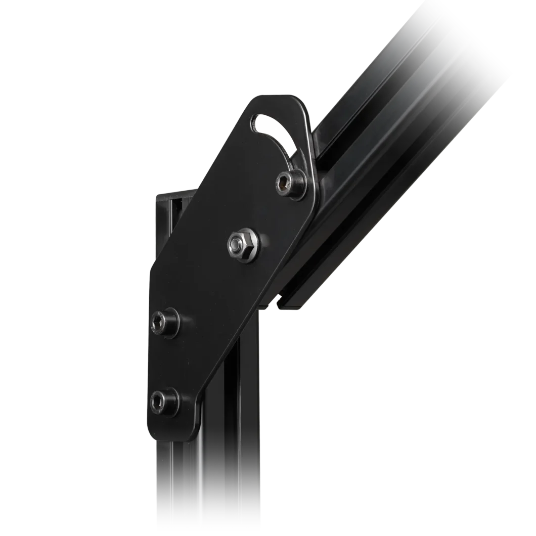 ELITE FREESTANDING OVERHEAD / QUAD MONITOR STAND ADD-ON BLACK EDITION