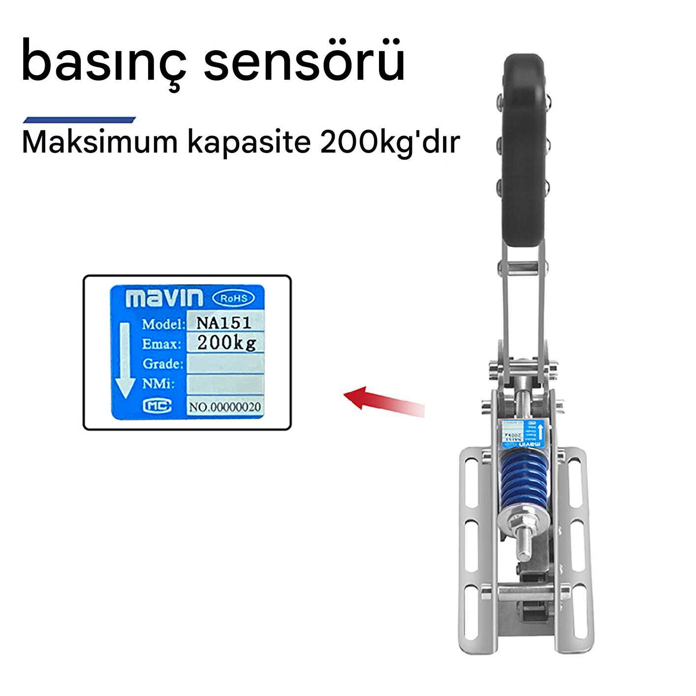 Spardox SR-BH3 200kg High-Performance Pressure Sensor Handbrake (PC)