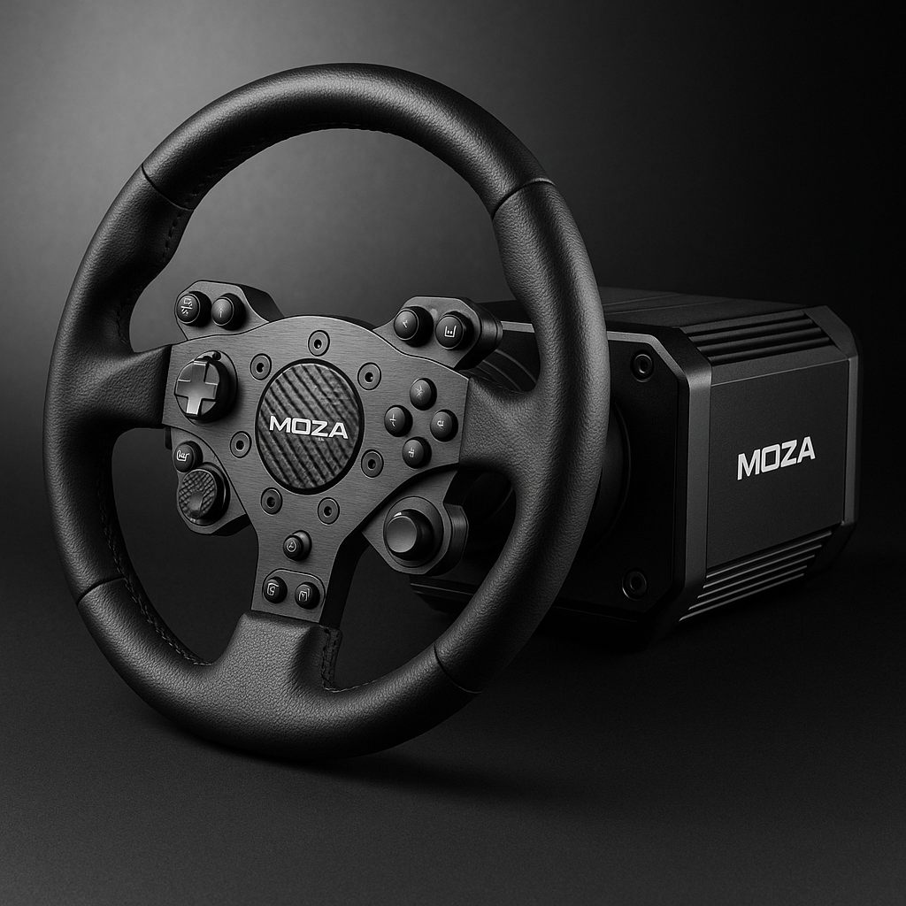 MOZA DD R12 Direct Drive Steering Wheel Set – 12 Nm Torque Motor