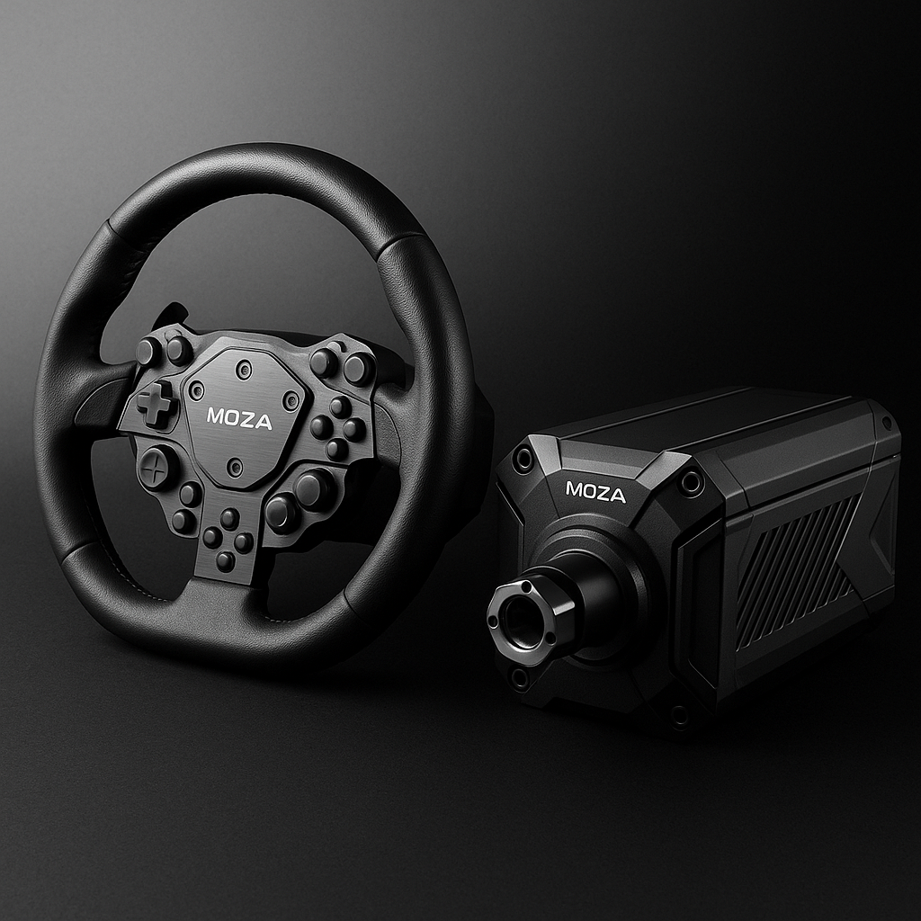 MOZA Racing R9 GT Racing Steering Wheel Set (R9 Base + CS Wheel) – PC Compatible