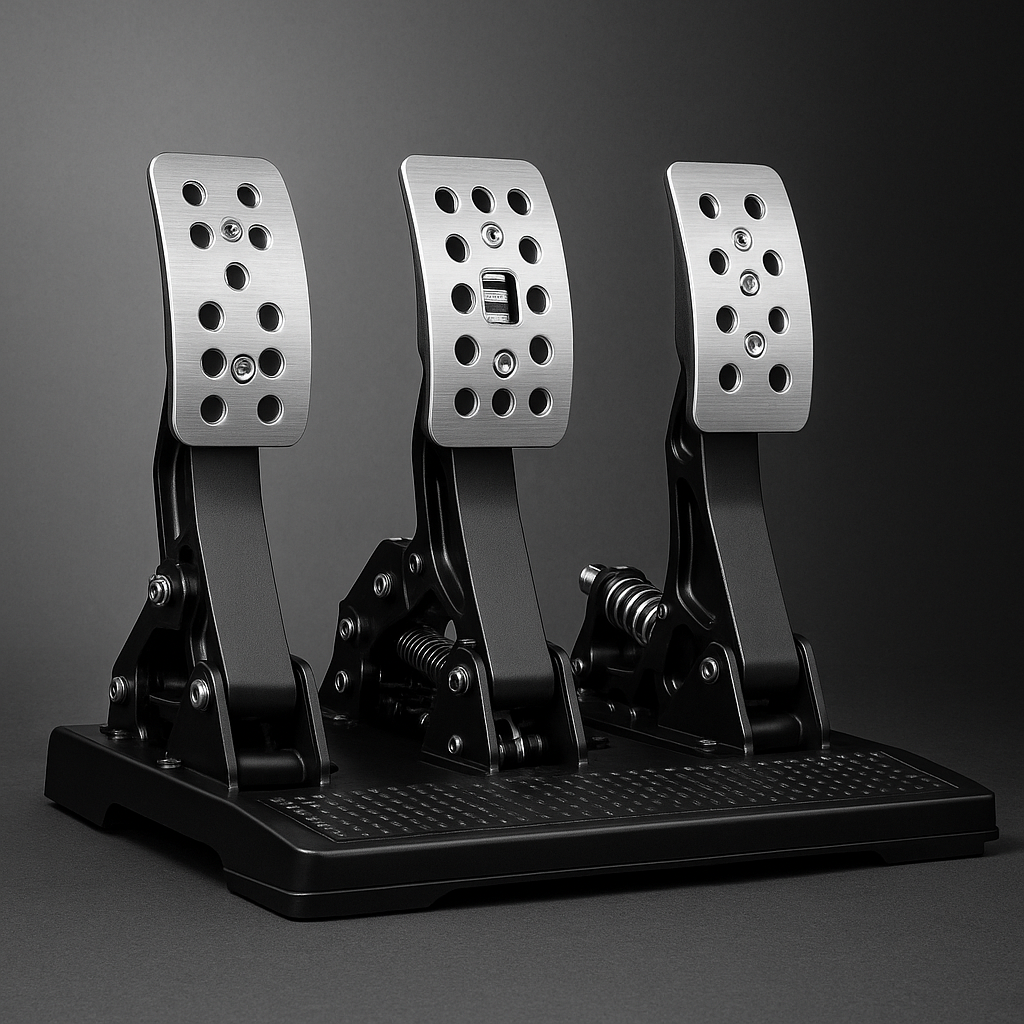 Thrustmaster T-LCM Load Cell & Hall Effect Pedal Set – Compatible with PC, PS4, Xbox