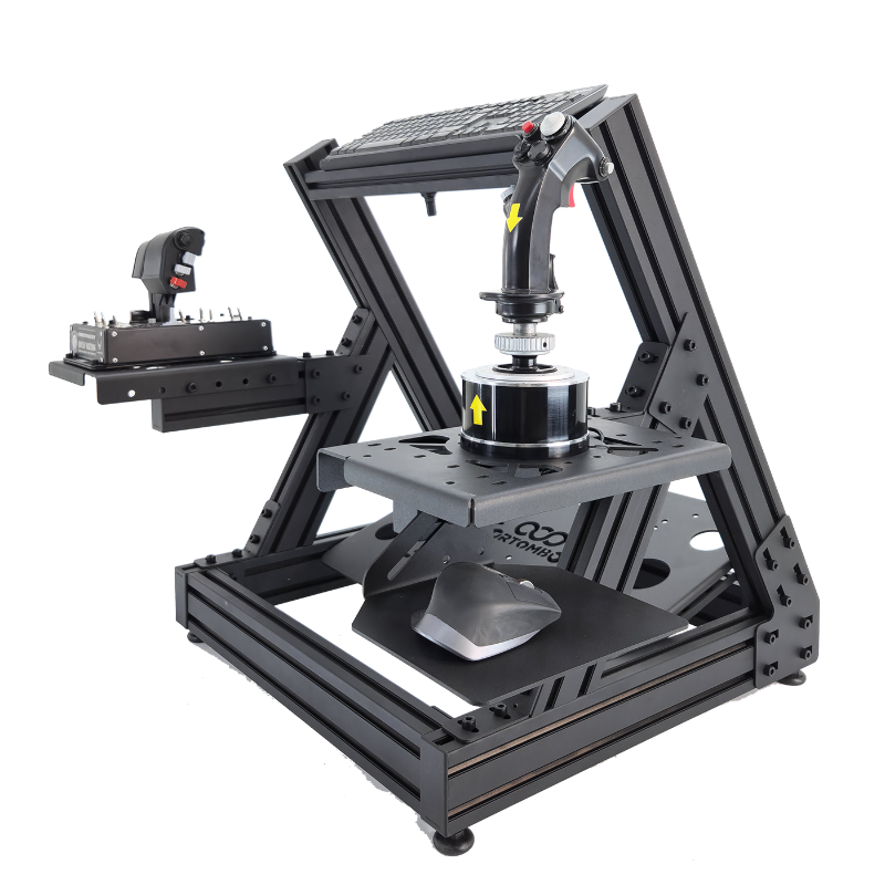 Orthombo GTR 1 Flight Pack – Steering Wheel Stand and Flight Simulator