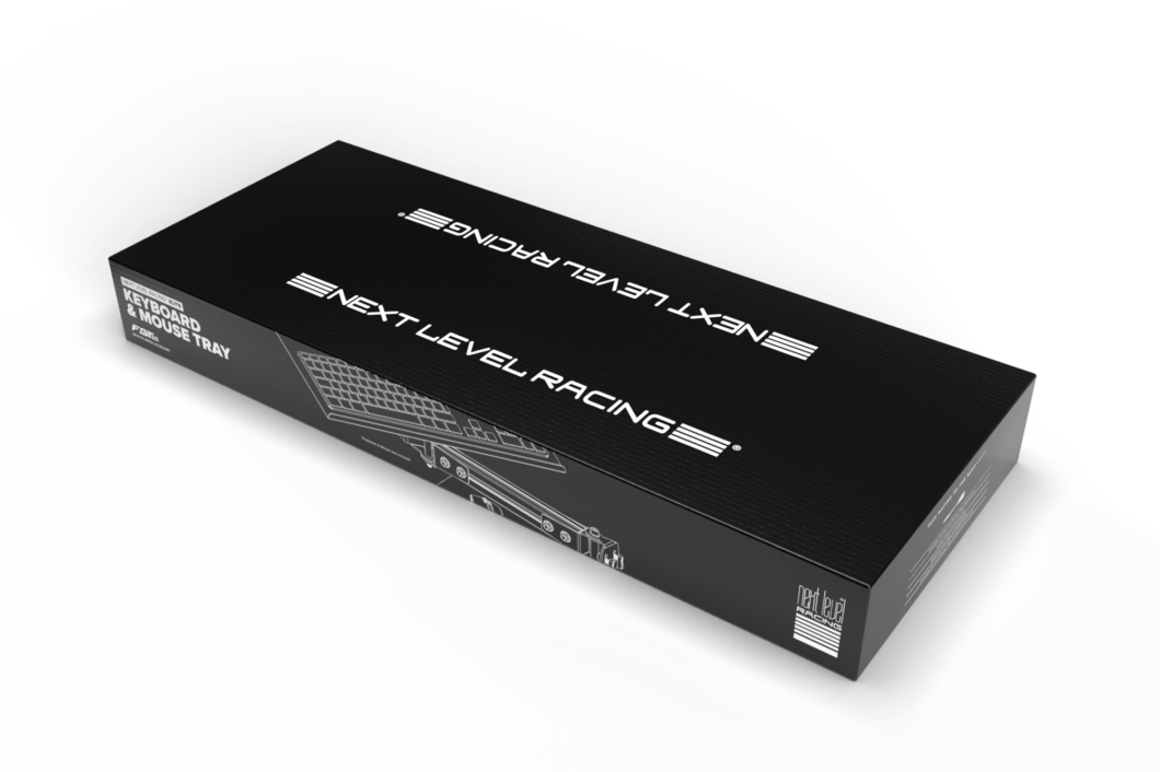 F-GT Elite Keyboard & Mouse Tray Carbon Grey