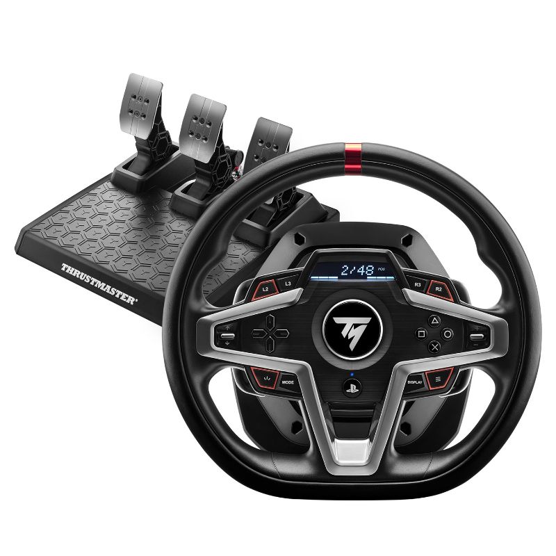 Thrustmaster T248 Steering Wheel Set – Compatible with PC / PS4 / PS5