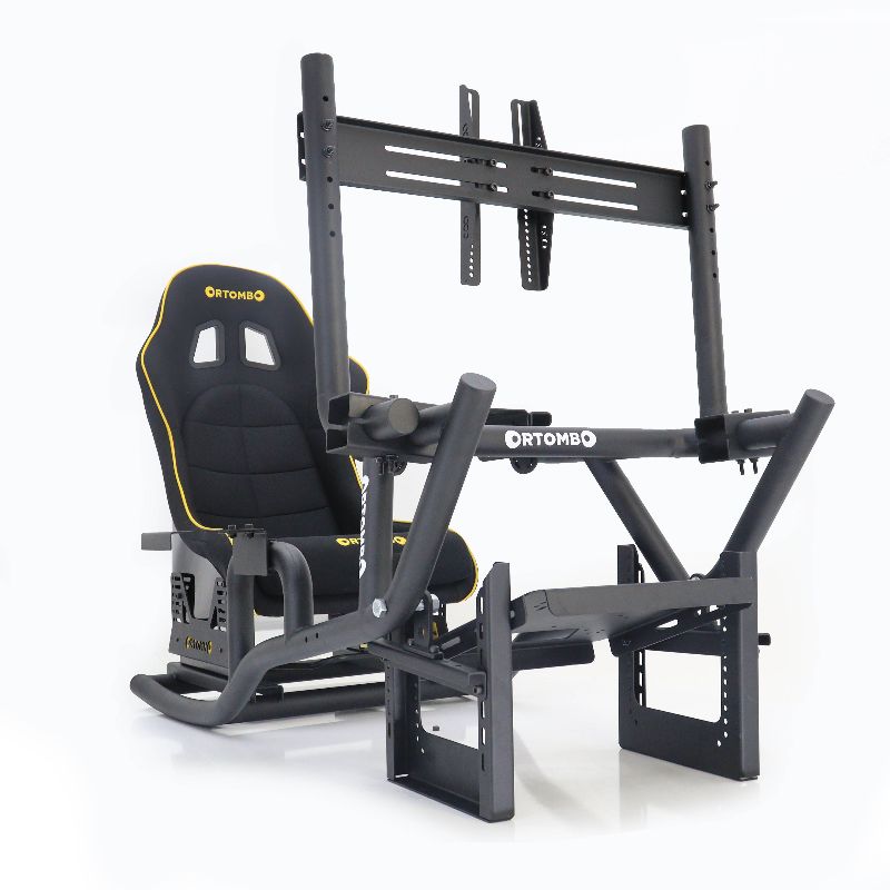 Orthombo APEX PRO F-1/GT Racing Simulator Cockpit (with GTI Seat)