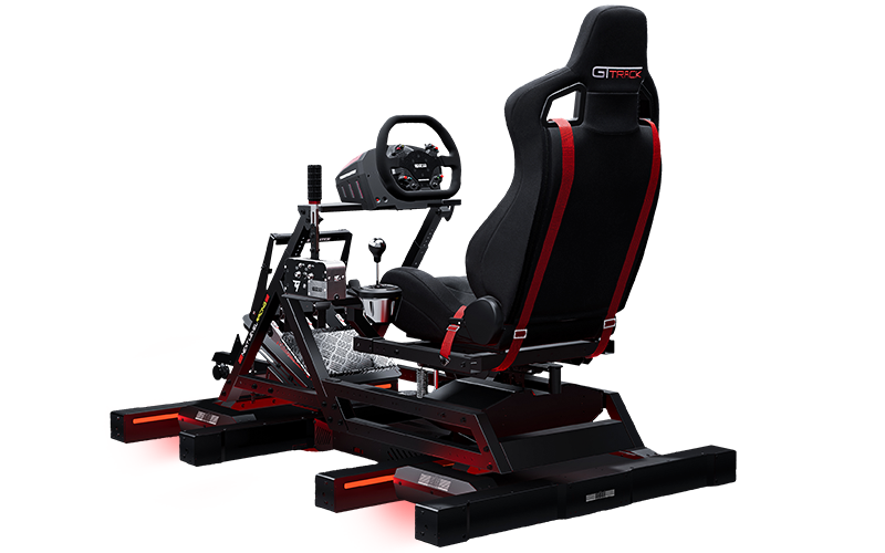 Next Level Racing V3 + Traction Plus + GT Track – Moving Racing Simulator