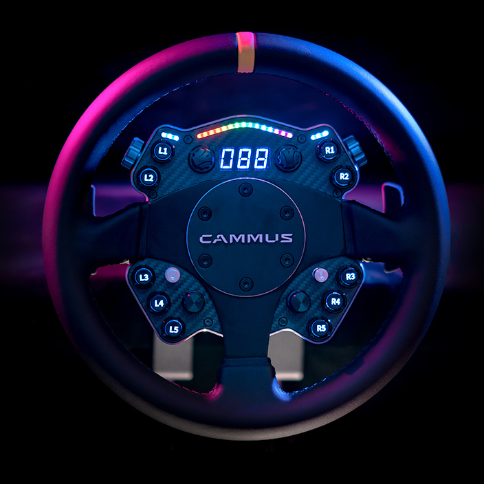 Cammus C12 All-in-One Direct Drive Steering Wheel