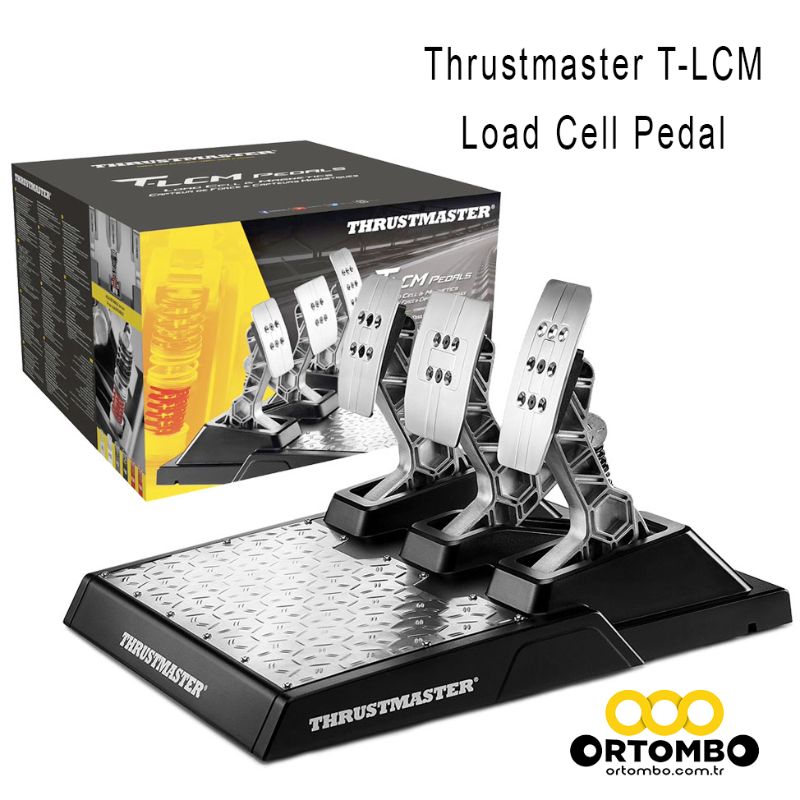 Thrustmaster T-LCM Load Cell & Hall Effect Pedal Set – Compatible with PC, PS4, Xbox