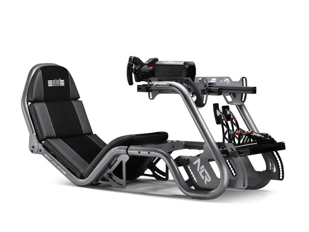 F-GT Pro Formula and GT Racing Simulator Cockpit Grey Edition