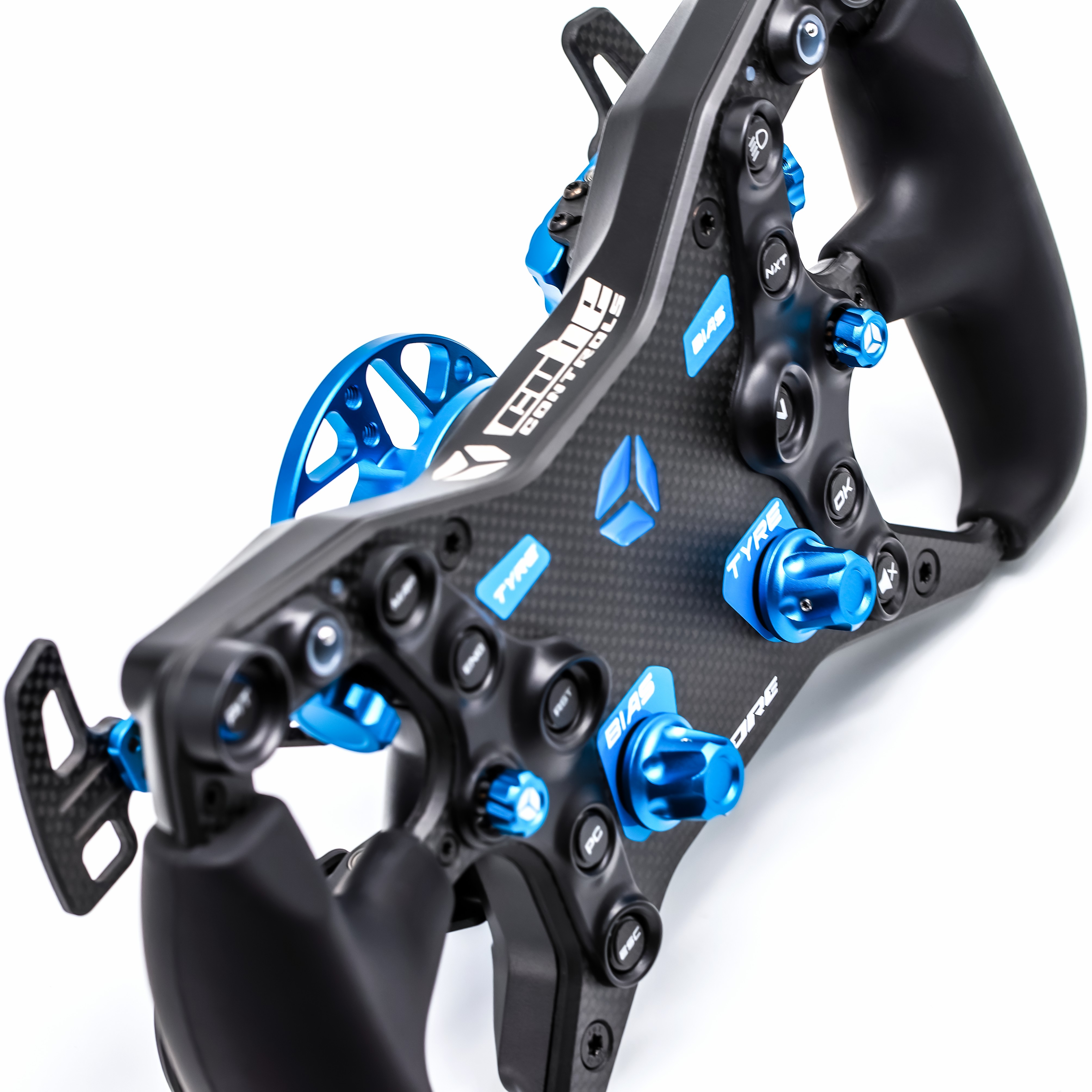 Cube Controls F-Core EVO Formula Blue Steering Wheel