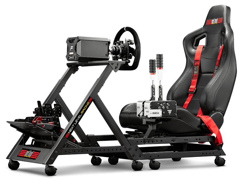 Next Level Racing V3 + Traction Plus + GT Track – Moving Racing Simulator
