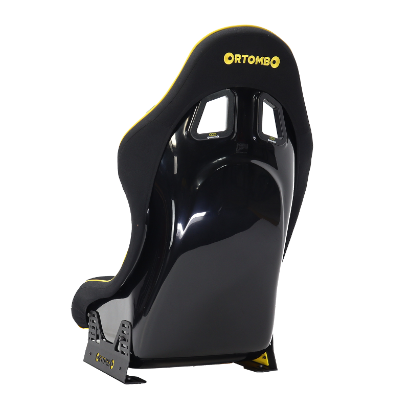 Orthombo GTI Seat / Fiberglass Racing Seat / Buckled Seat – Black