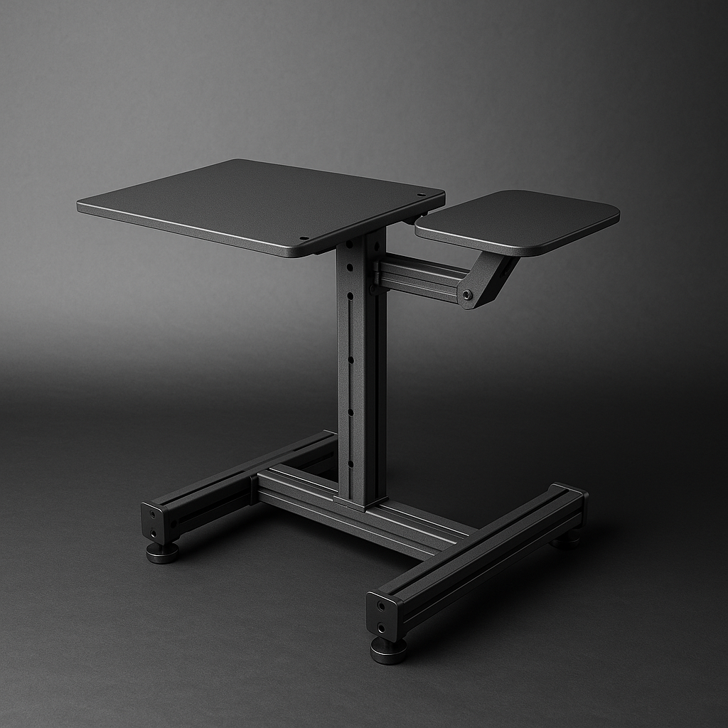 F-GT Elite Keyboard & Mouse Tray Carbon Grey