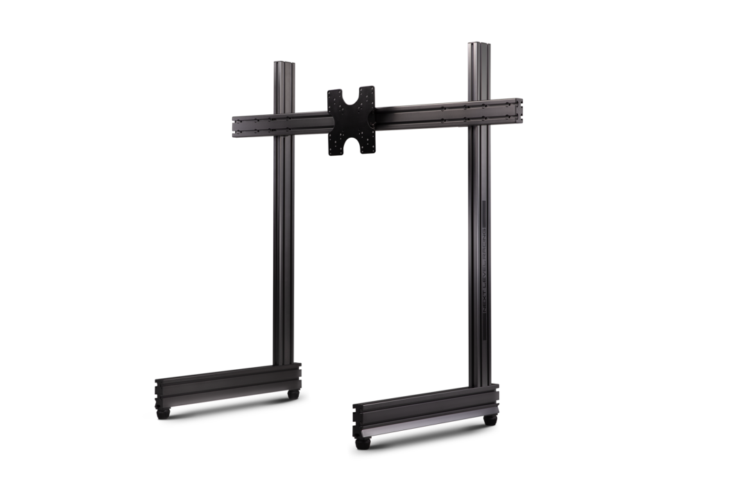 Elite Freestanding Single Monitor Stand Carbon Grey