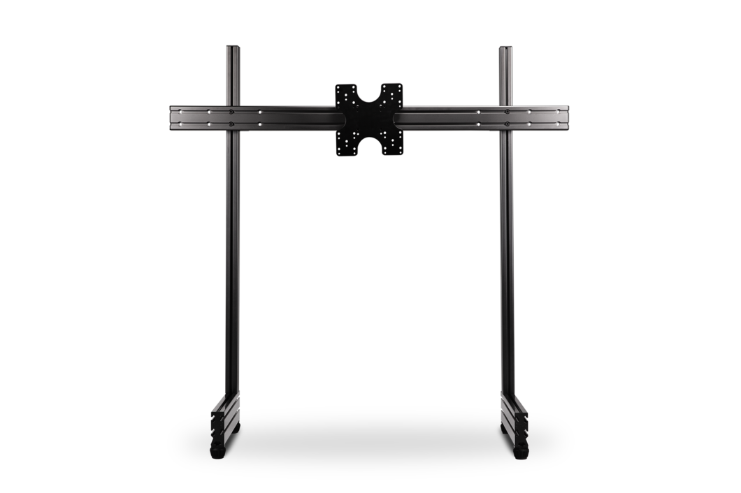 Elite Freestanding Single Monitor Stand Carbon Grey