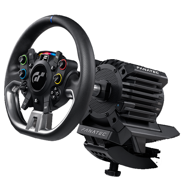 Fanatec Gran Turismo DD Pro Premium Bundle – Direct Drive Steering Wheel Set Compatible with PC / PS / Xbox