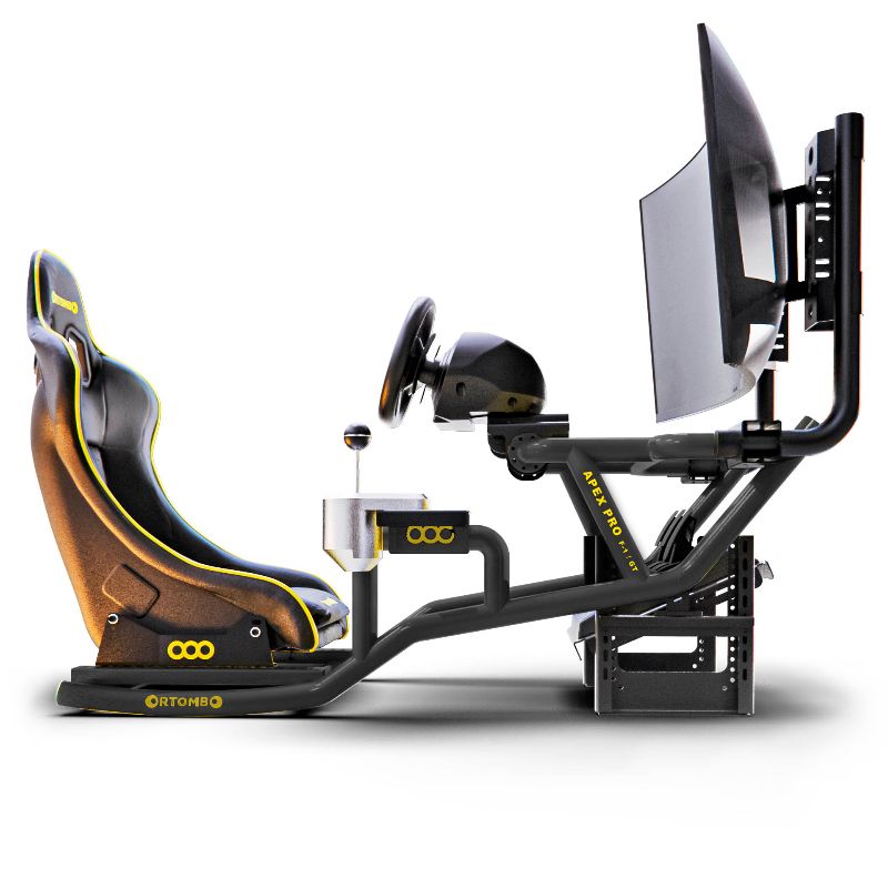 Orthombo APEX PRO F-1/GT Racing Simulator Cockpit (with GTI Seat)