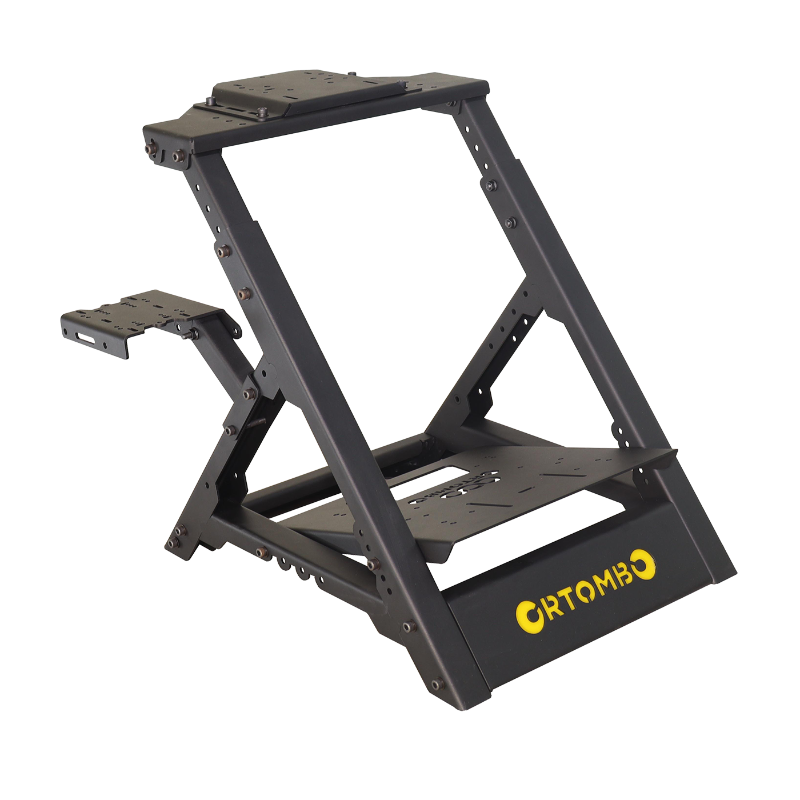 Orthombo DD1 Flight Pack – Steering Wheel Stand and Flight Simulator / Sim Racing Cockpit Wheel Stand