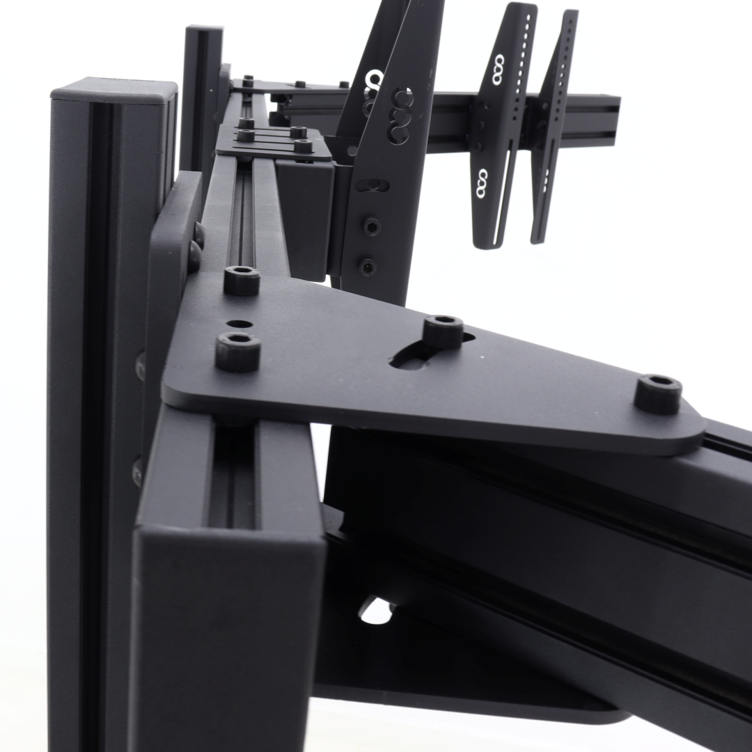 Orthombo Sigma Triple Monitor Mount – VESA Compatible / Monitor & TV Mount