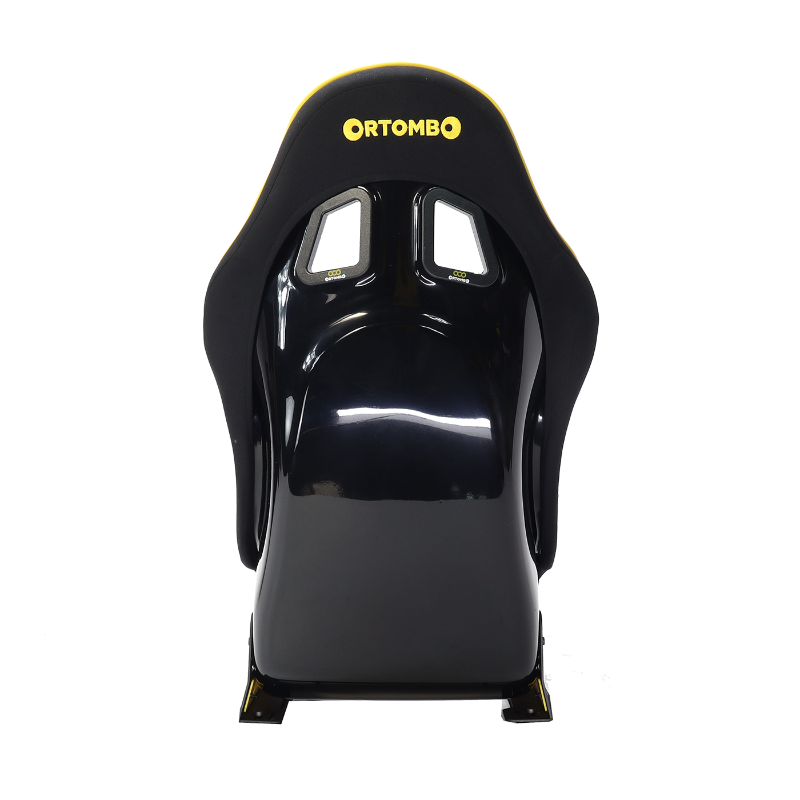 Orthombo GTI Seat / Fiberglass Racing Seat / Buckled Seat – Black