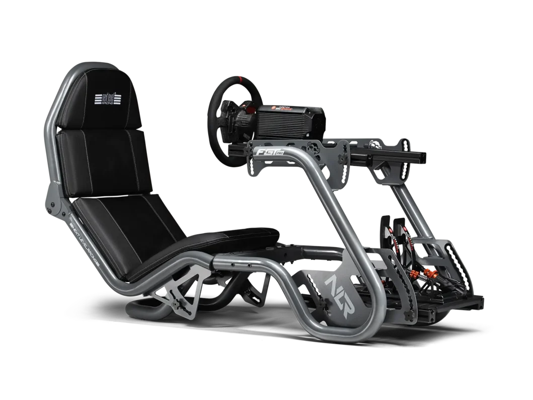 F-GT Pro Formula and GT Racing Simulator Cockpit Grey Edition