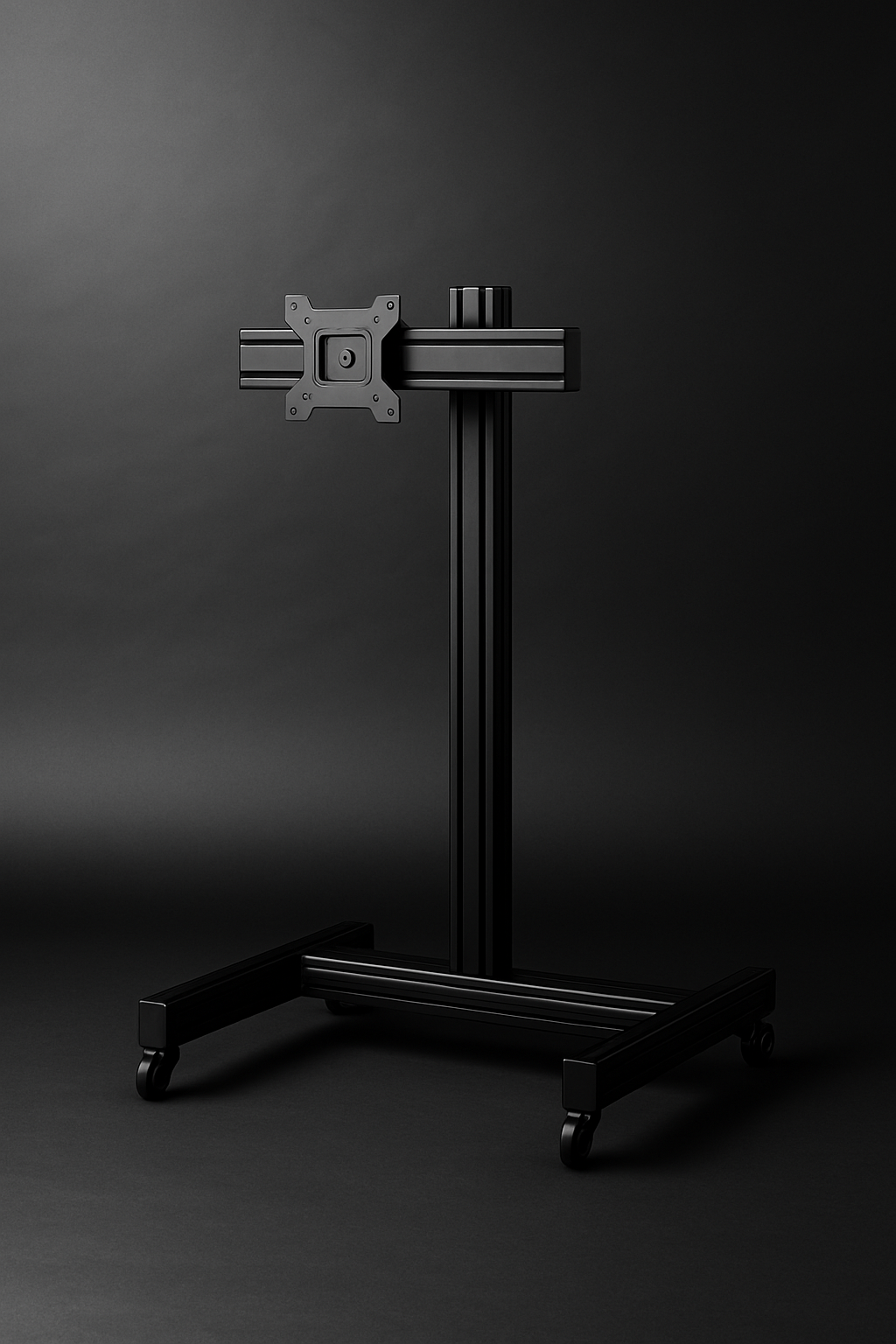 ELITE FREE STANDING SINGLE MONITOR STAND BLACK EDITION