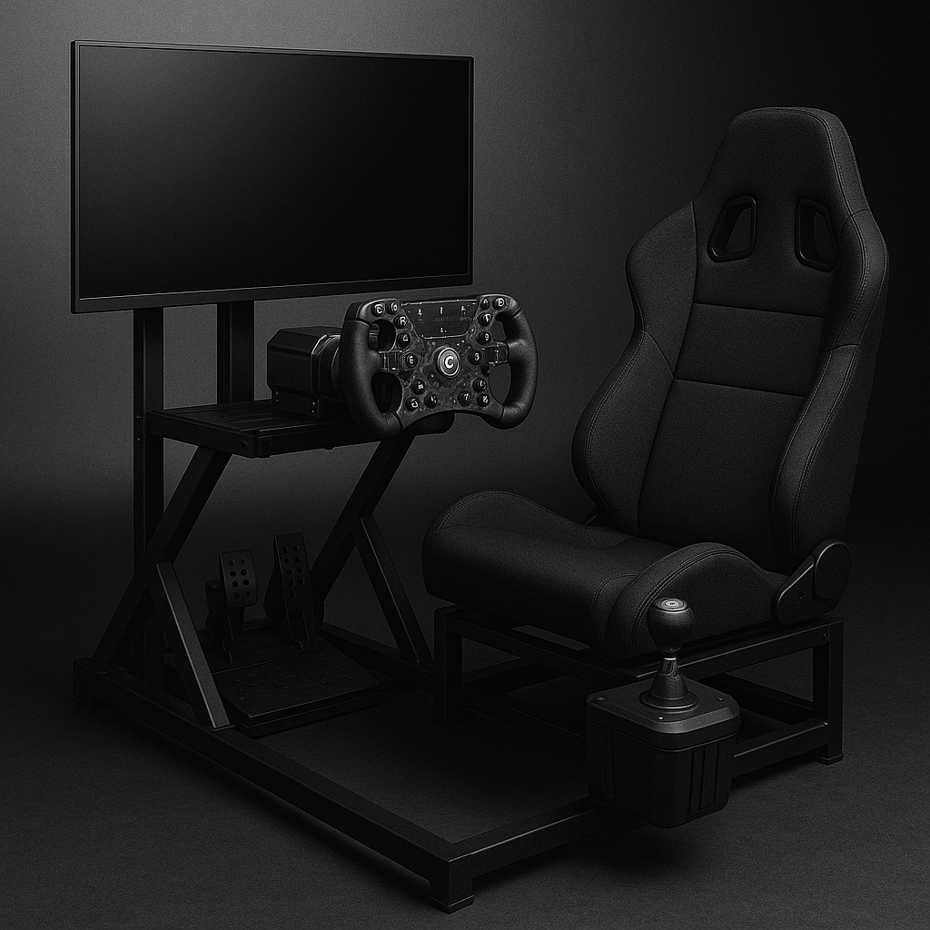 Orthombo GTR GTS Gaming Room Package with Cammus C12 Steering Wheel Set