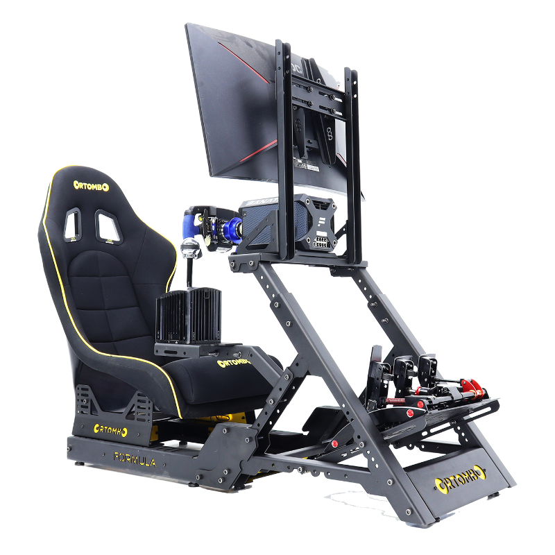 Orthombo GTI Seat / Fiberglass Racing Seat / Buckled Seat – Black