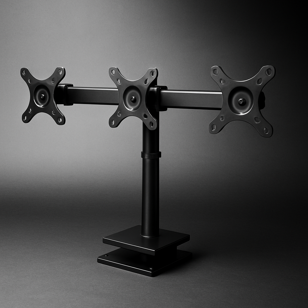 Orthombo Sigma Triple Monitor Mount – VESA Compatible / Monitor & TV Mount